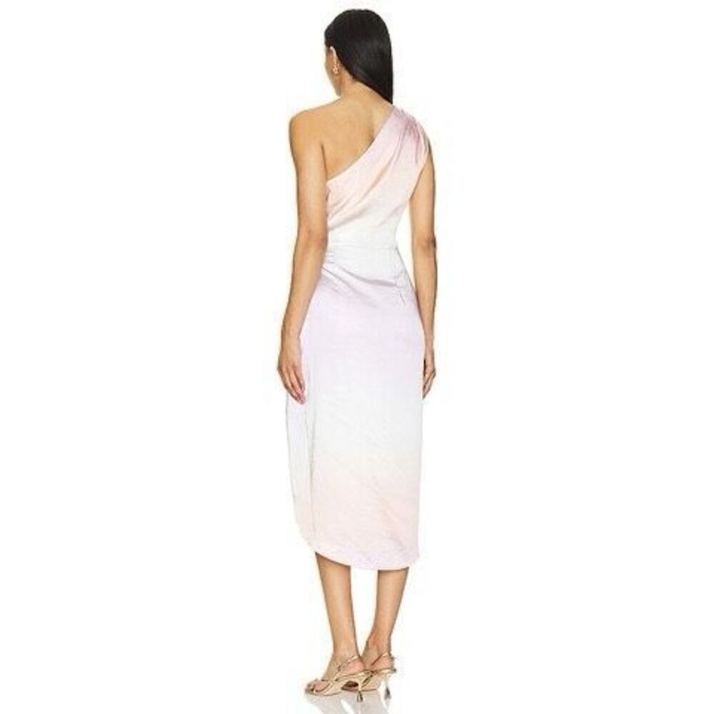Elliatt Munich Ombre One Shoulder Midi Dress Wedding Guest Dress size S NWT - Picture 5 of 10